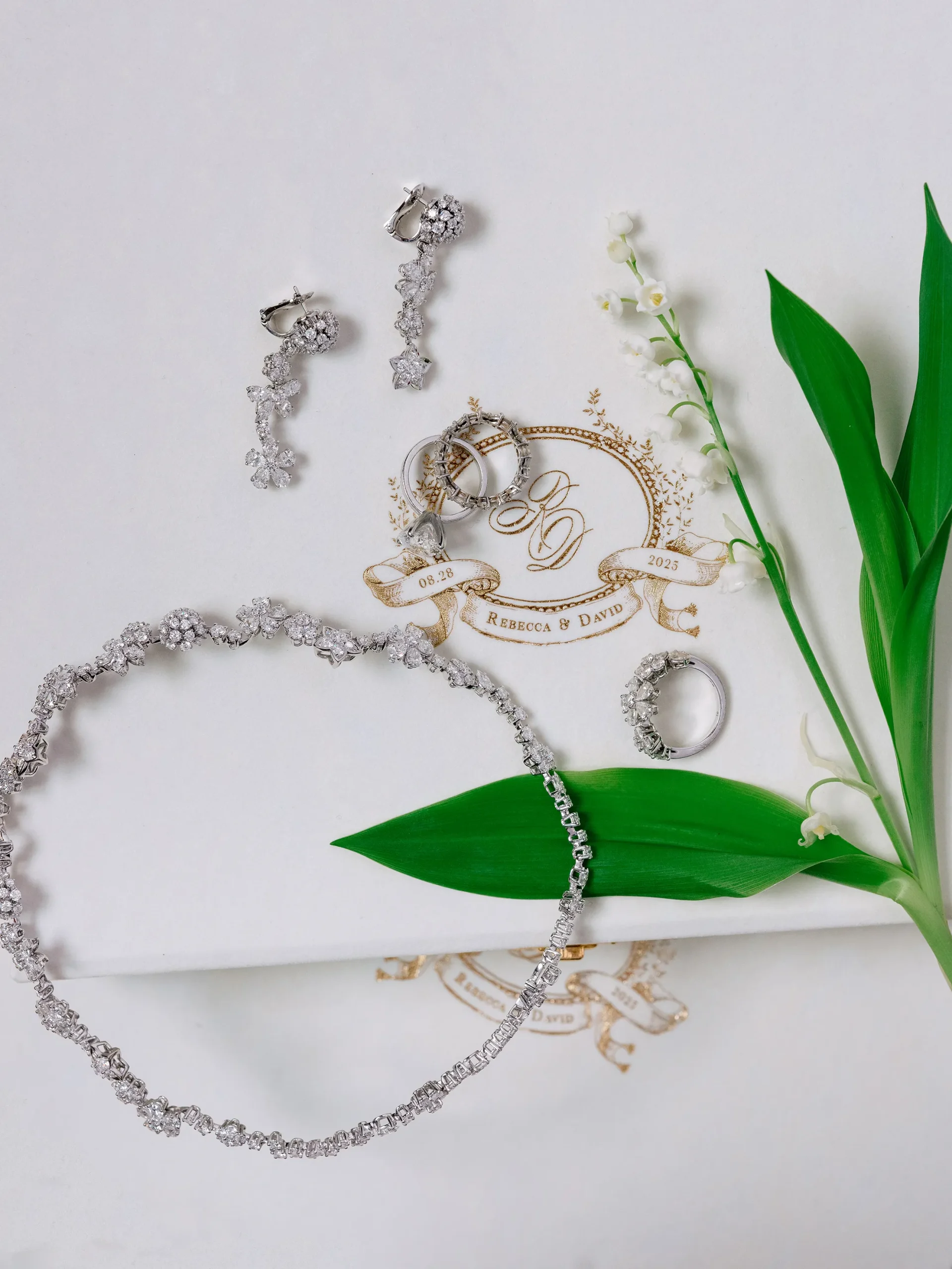 Trouwsieraden met diamanten