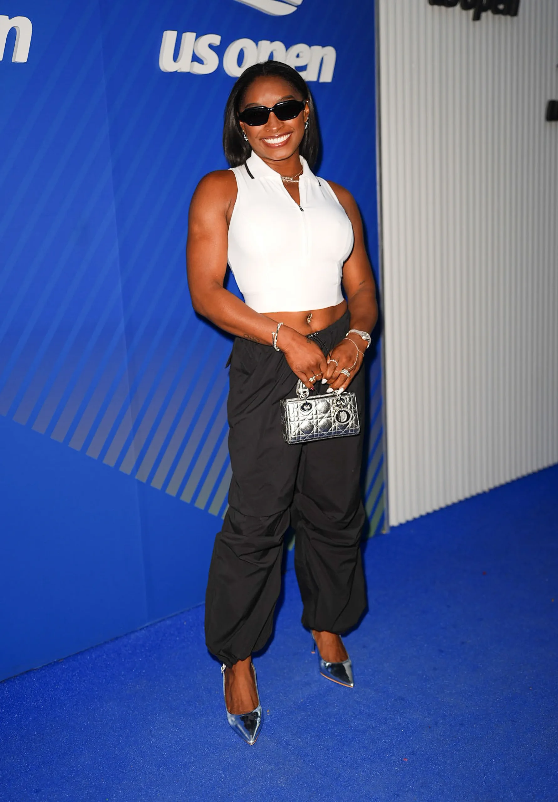 Simone Biles een van de beroemdheden aanwezig bij US Open 2025