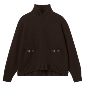 bruine trui cashmere