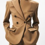 Blazer met omgeslagen kraag.