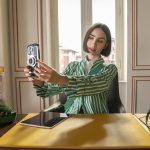 Emily In Paris. Lily Collins as Emily in Emily In Paris. Cr. Caroline