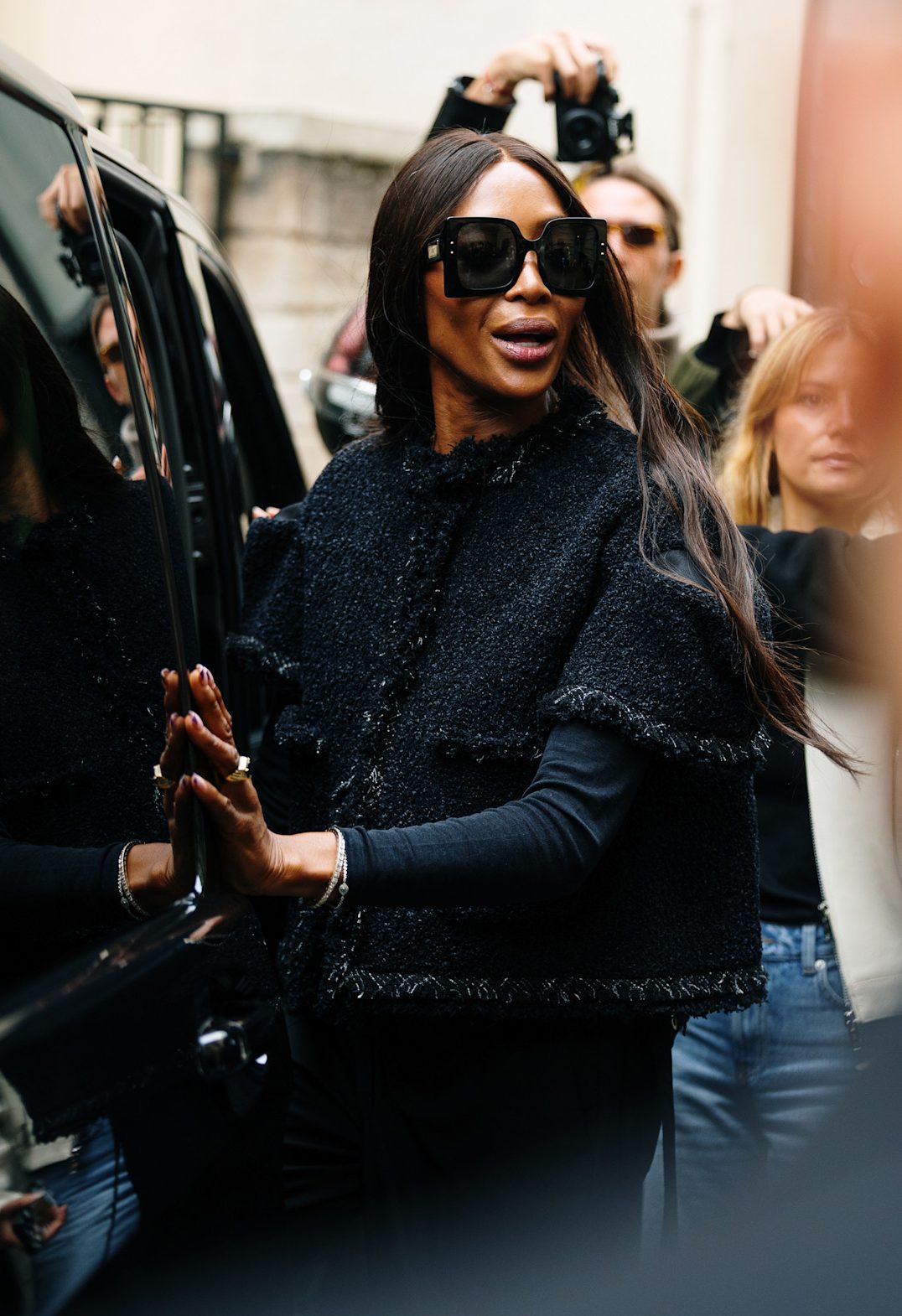 paris fashion week lente/zomer 2026 streetstyle