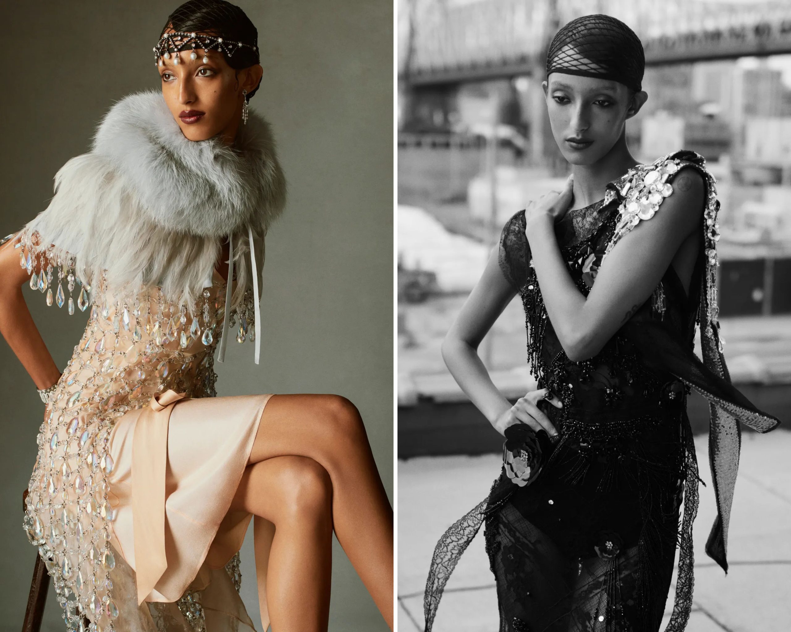 Mona Togaard in een kostuum geïnspireerd op 'The Great Gatsby'