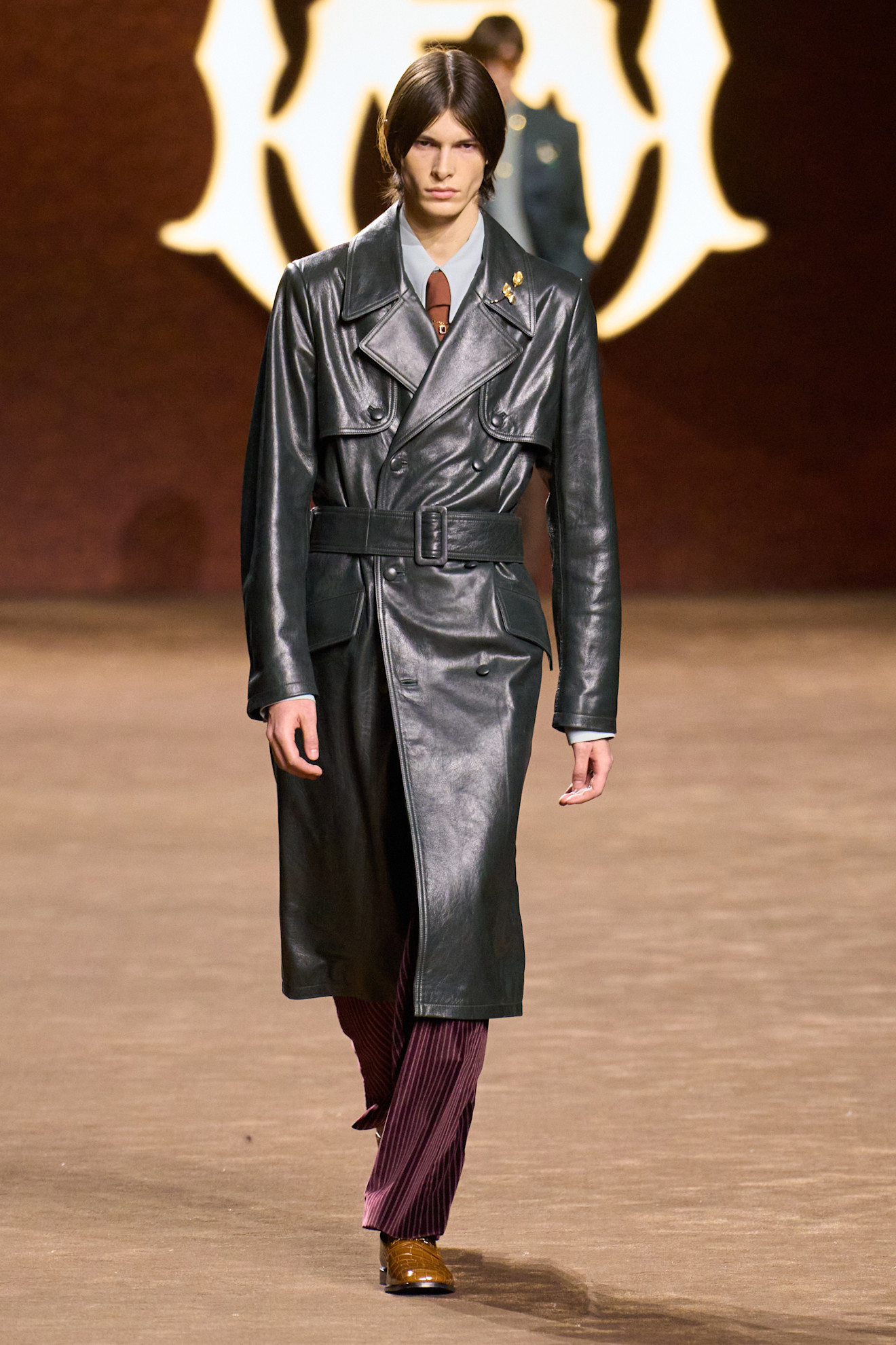 Amiri leren jas heren winterjas