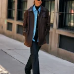 bruin blauw combineren