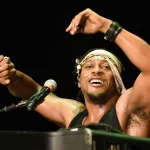 D'Angelo tijdens een optreden