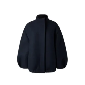 Dries Van Noten jas met hoge kraag