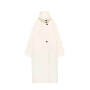 Mango jas met hoge kraag