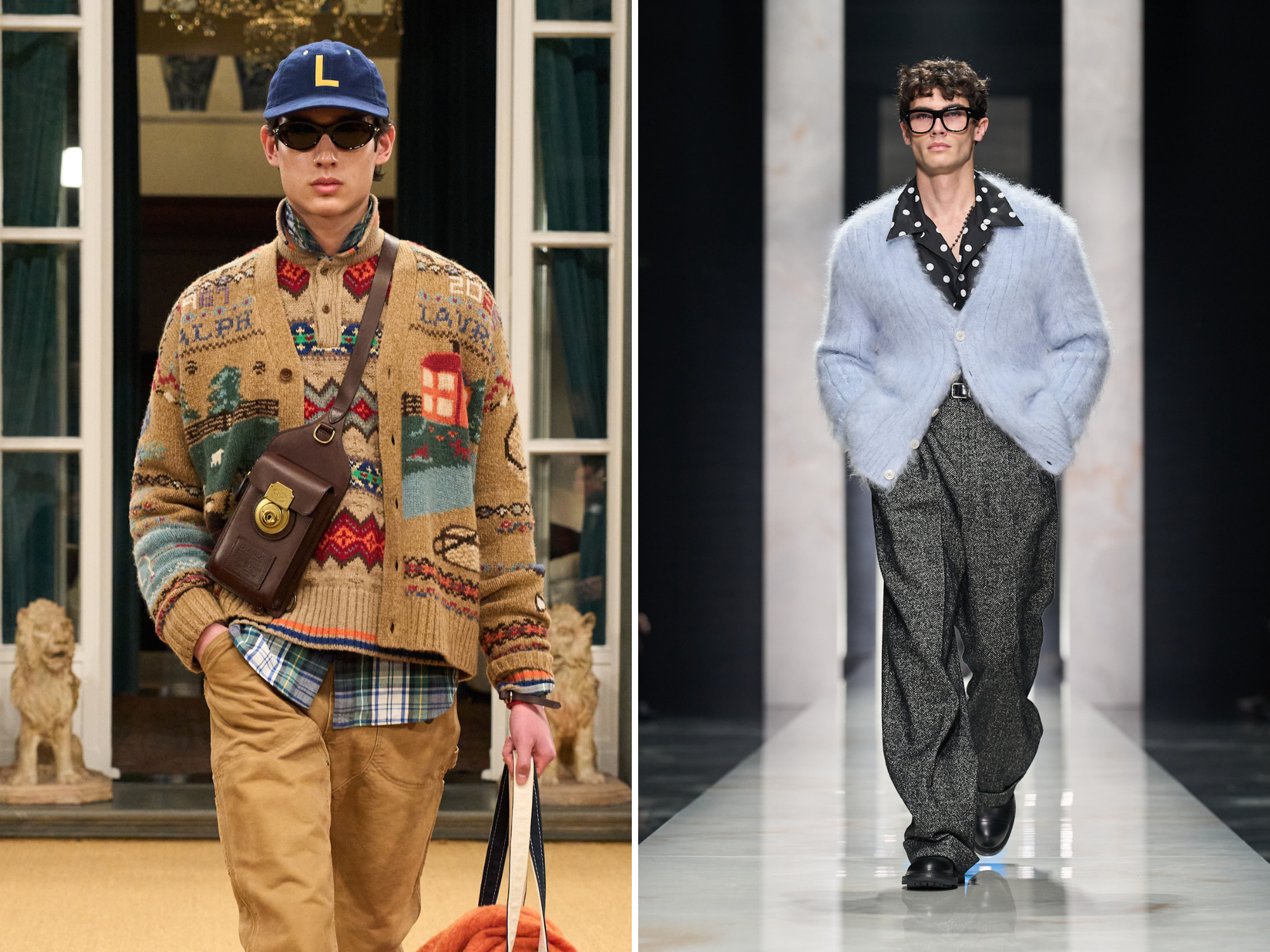 Ralph Lauren en Dolce & Gabbana mannenmodeshow 2026