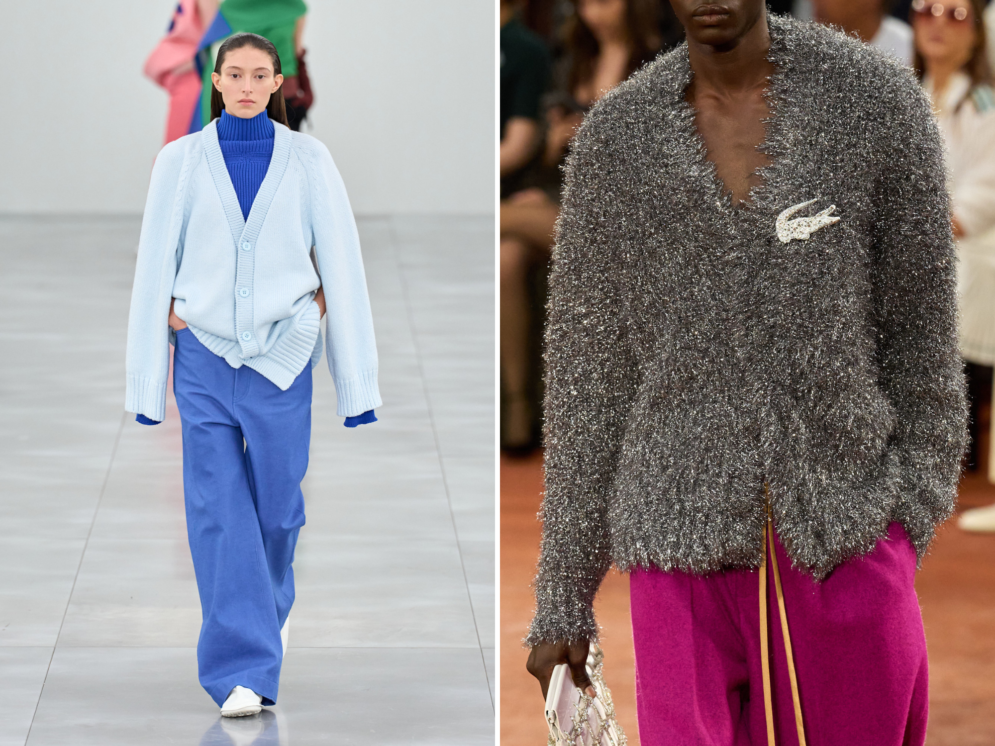 Oversized vest bij issey miyake en Lacoste