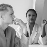 Stijn de Vries en Talisia Misiedjan in Vogue oktober 2025