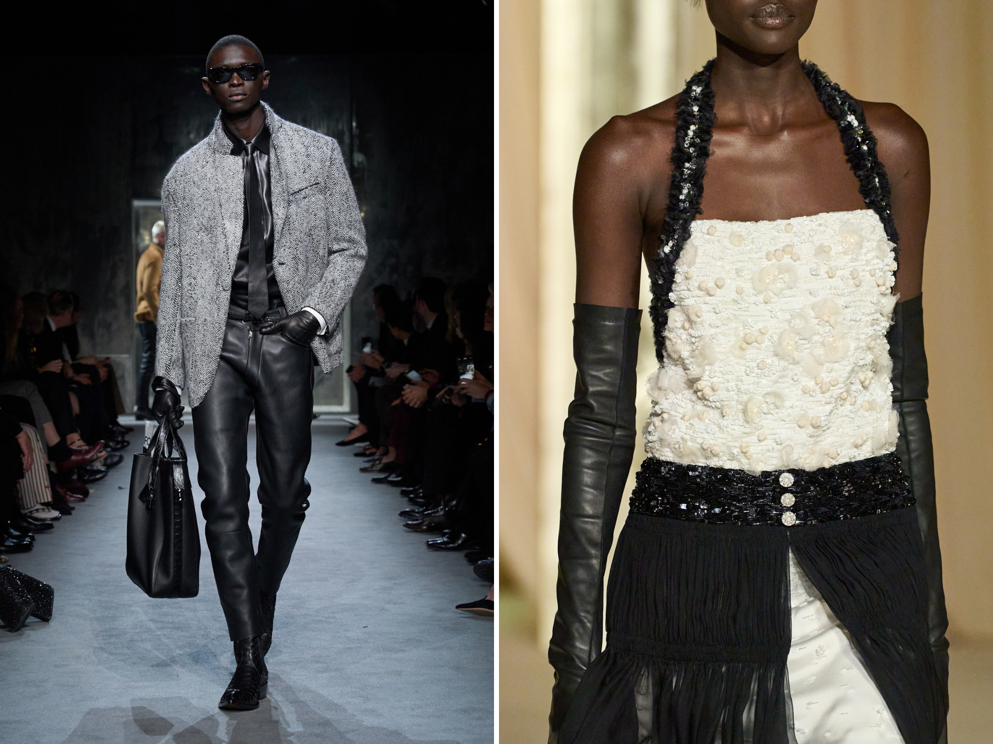 Tom Ford herfst/winter 2025 en Chanel Haute Couture herfst/winter 2025
