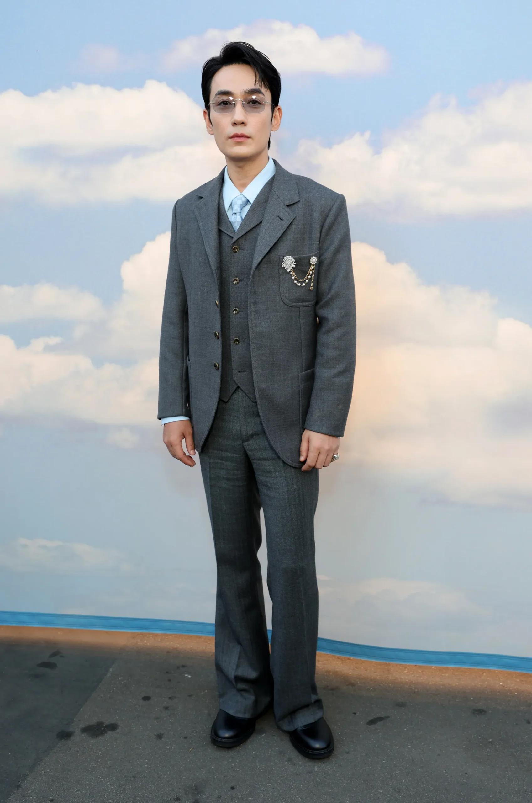 Zhu Yilong bij Vogue World 2025.
