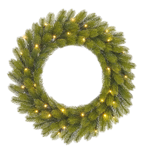 Black Box Trees Nigata Kerstkrans met LED Verlichting