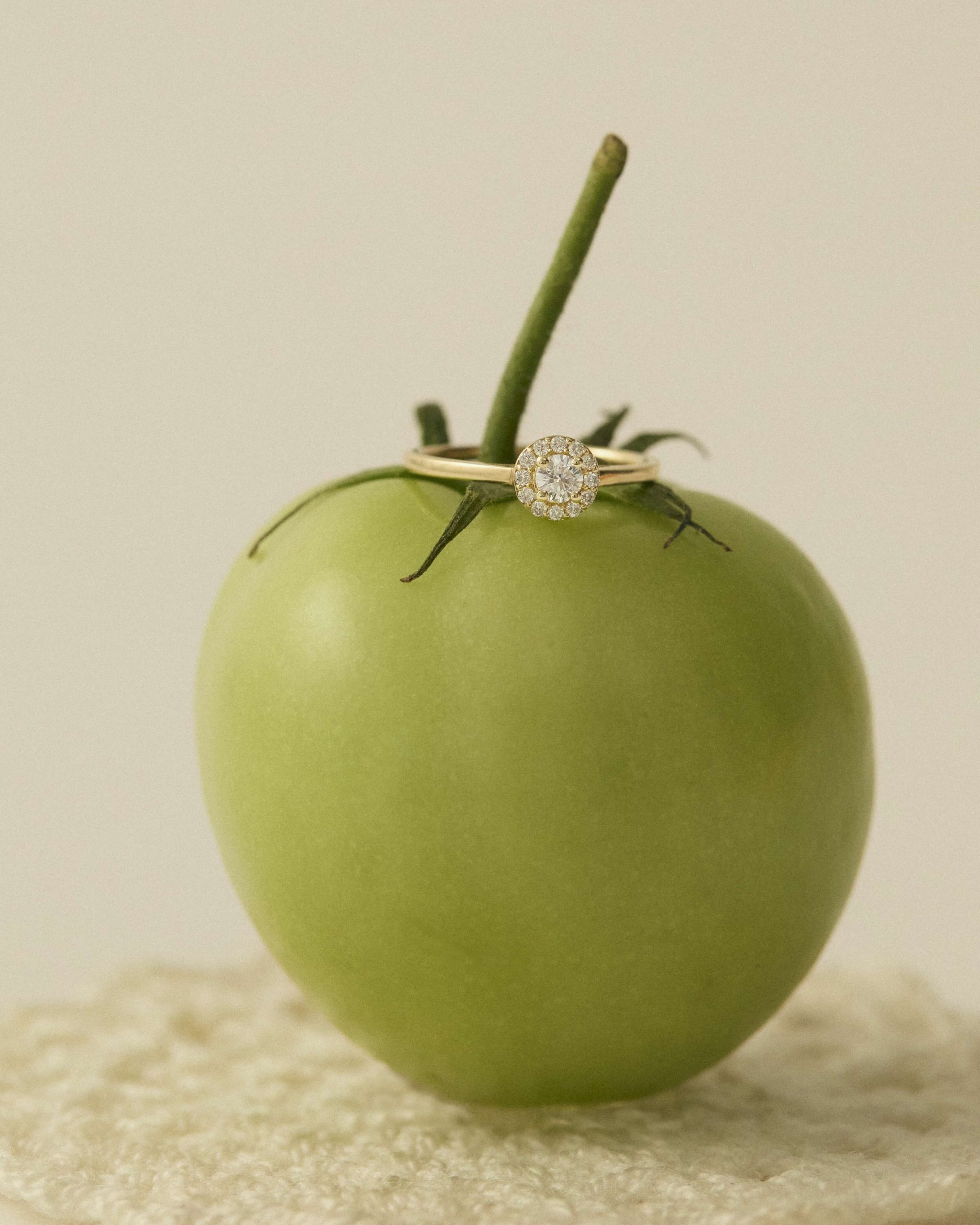 Blush Lab grown diamanten ring