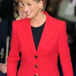 prinses Diana in getailleerd jasje