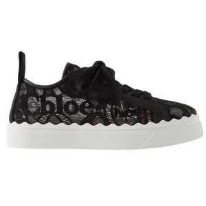 Chloe sneakers met kant