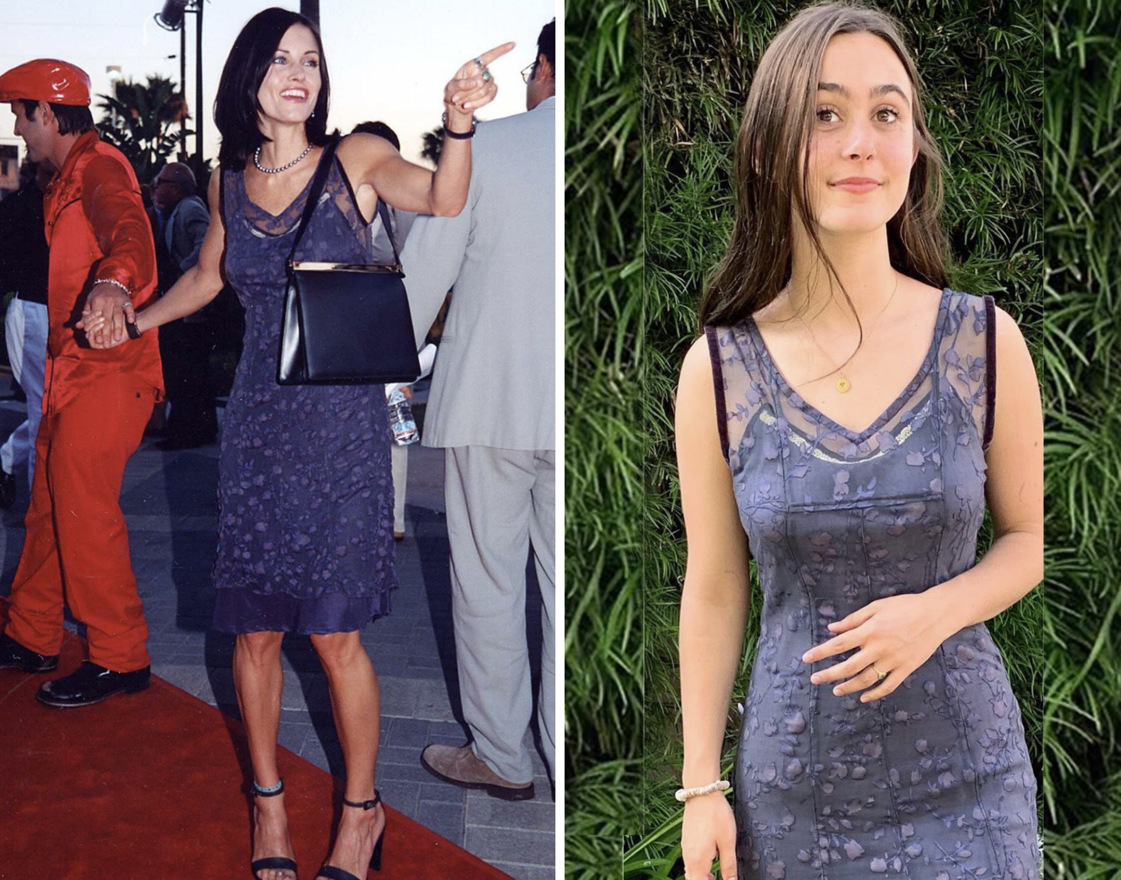 Courtney Cox en haar dochter dragen hetzelfde