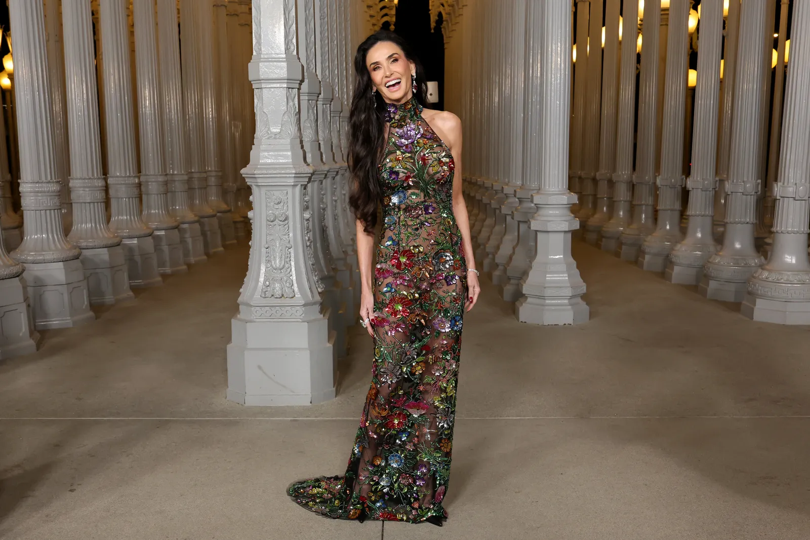 demi moore tijdens LACMA