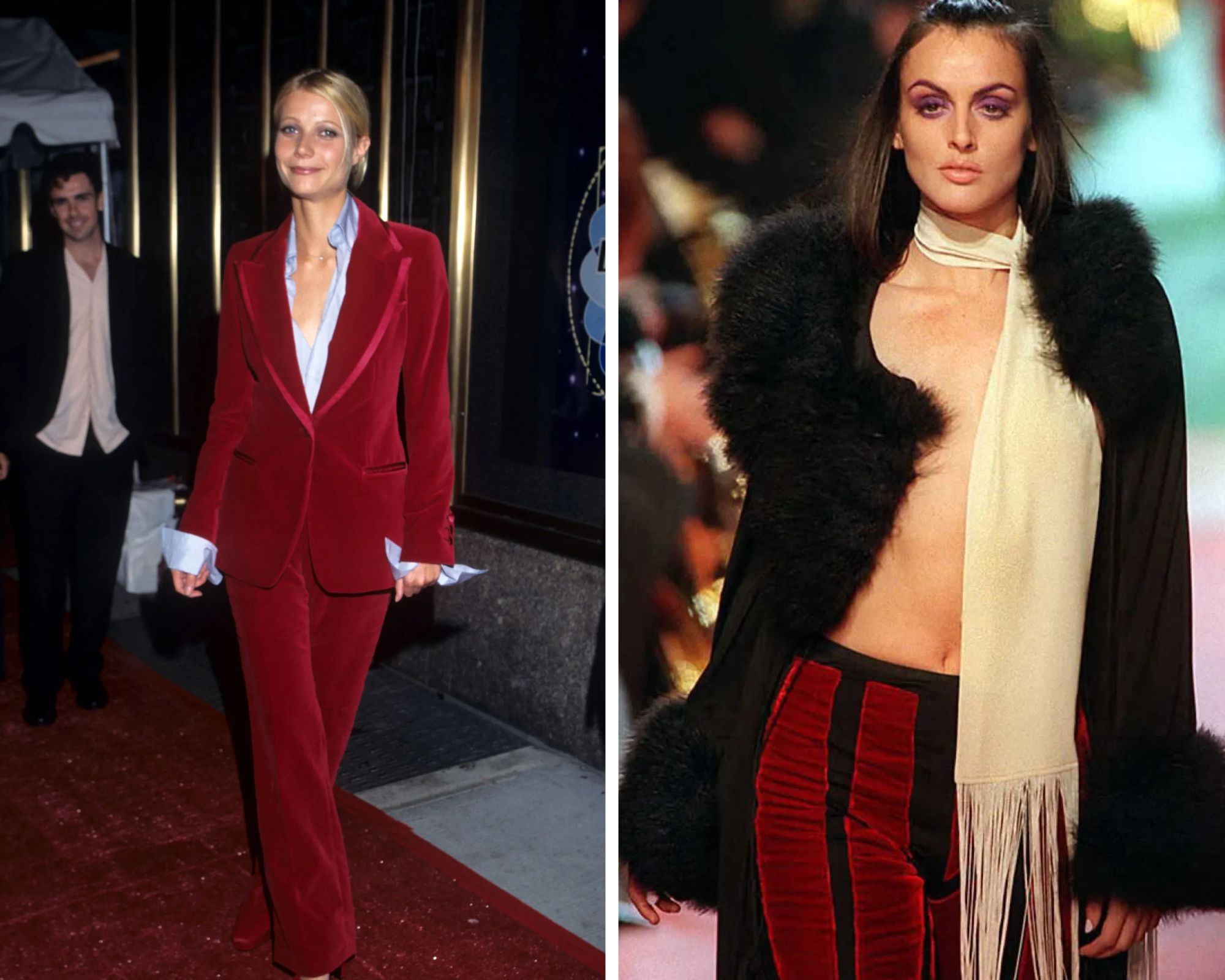 De fluwelen broek in de jaren 90