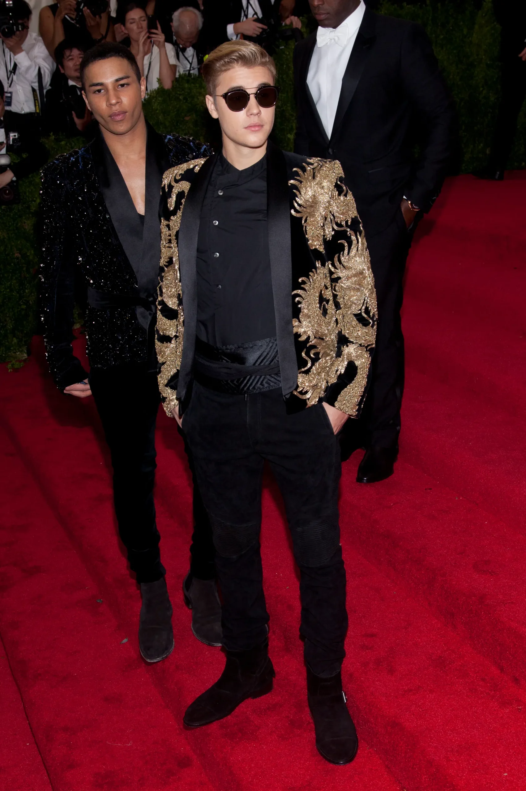 Justin Bieber in Balmain in 2015