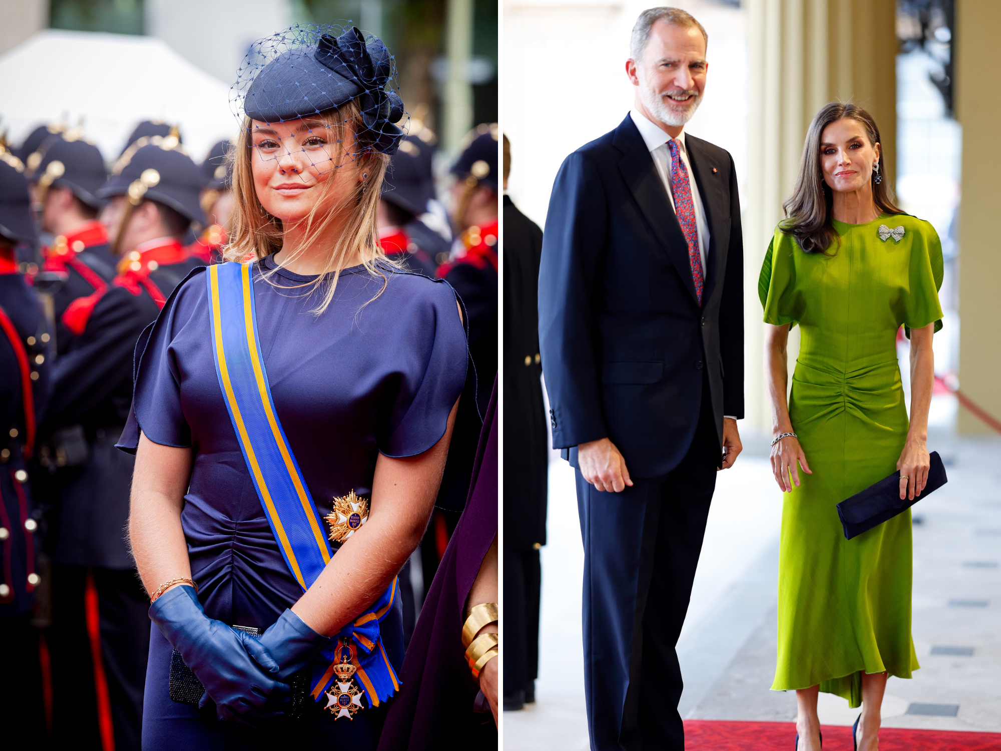 Prinses Ariane en koningin Letizia in dezelfde jurk