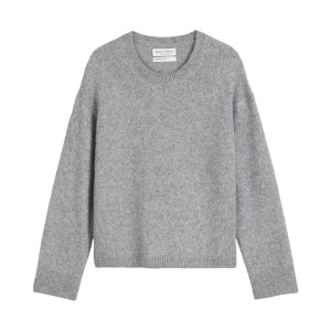 marc o'polo grijze crewneck sweater stylingtips