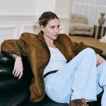 Pernille Teisbaek in haar huis in Kopenhagen