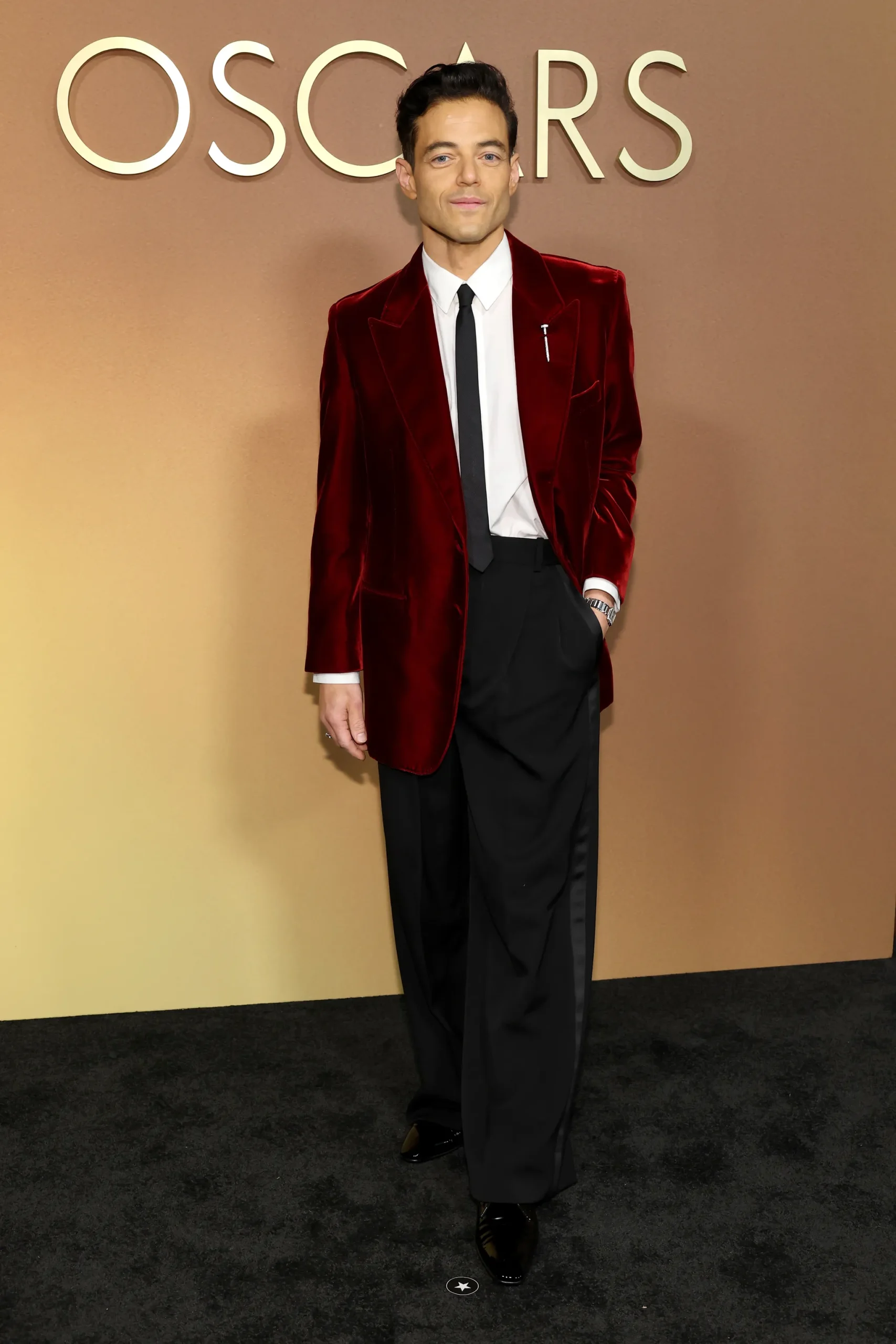 Rami Malek in Saint Laurent