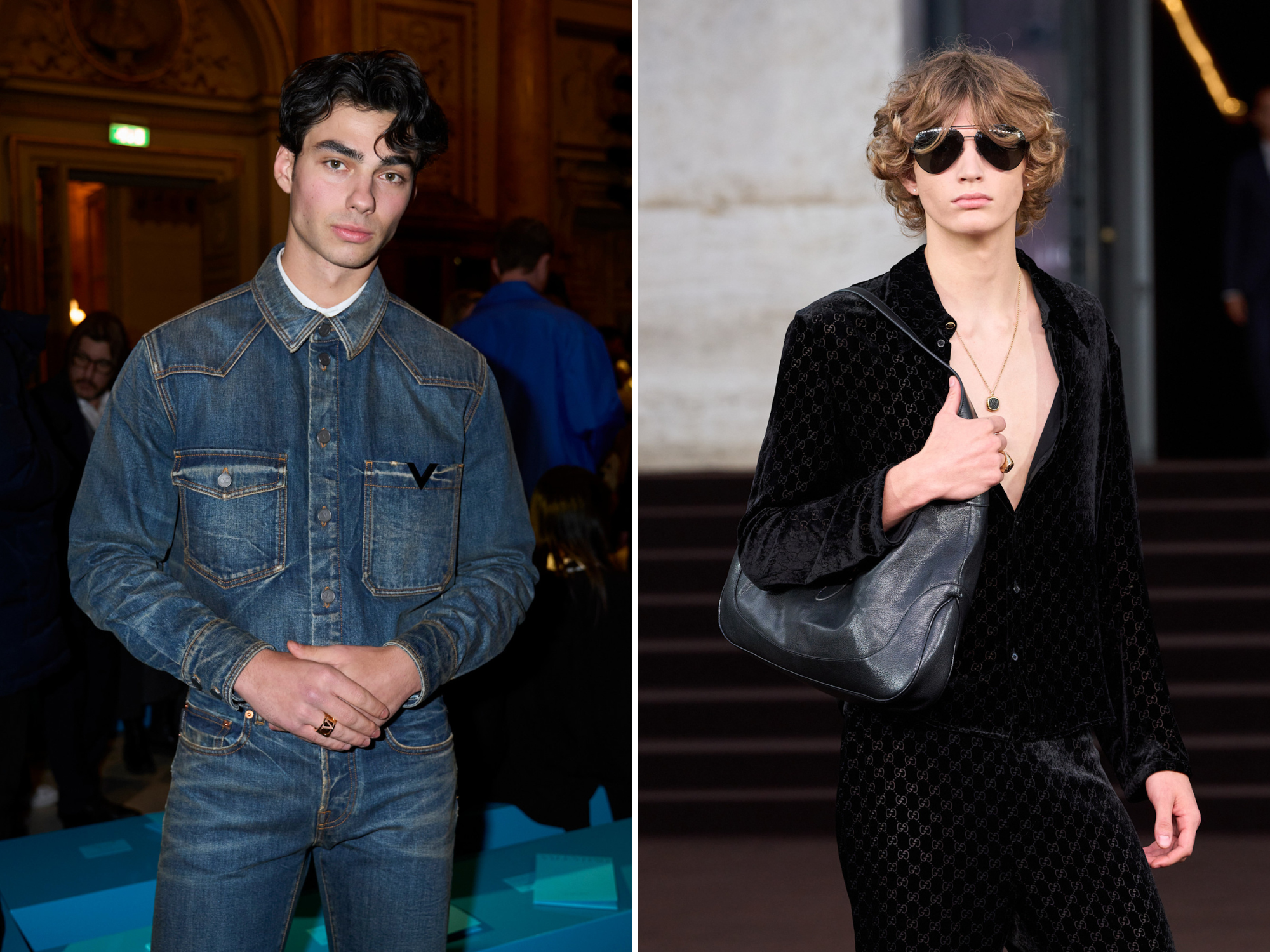 Jacob Rott en Keygon Baxter met sieraden voor mannen