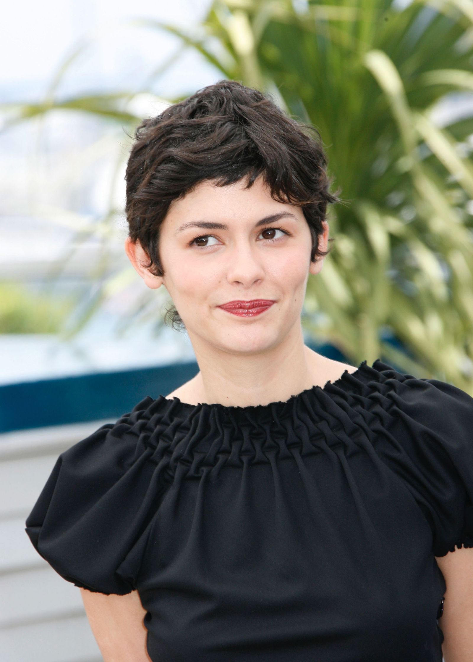 Audrey Tautou met een wavy pixie crop
