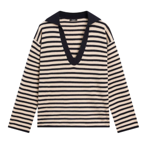 halslijn bij rond gezicht - tops - shirts - v hals