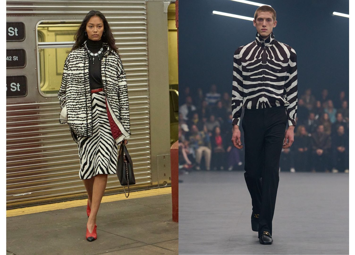 Chanel Valentino zebraprint dierenprint 2026