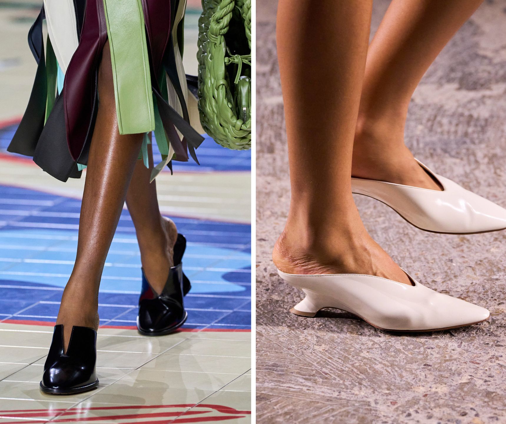 Hakken met v-hals bij Bottega Veneta