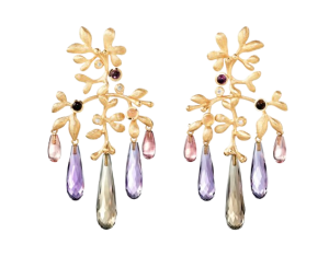 Ole Lynggaard bloemenoorbellen stenen