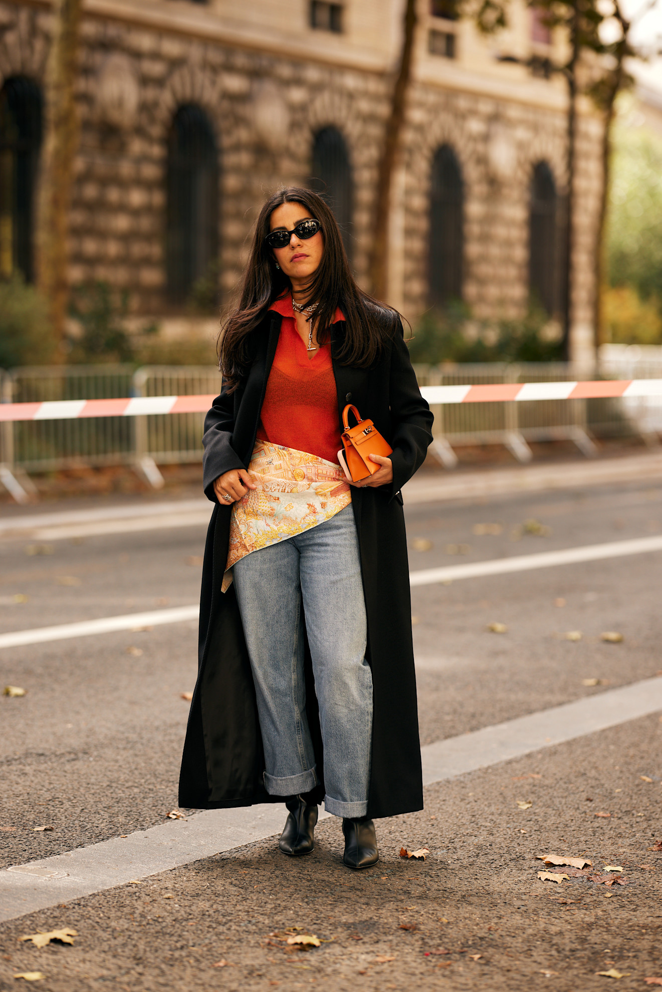 Jeans met omgeslagen pijpen