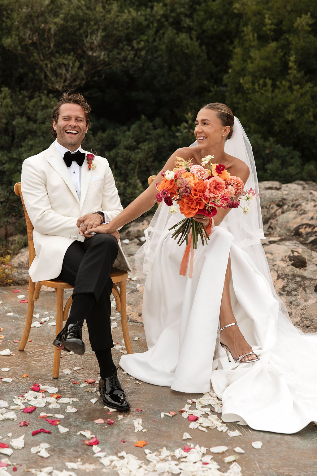 De bruiloft van Sascha Visser en Giorgia Voorthuis