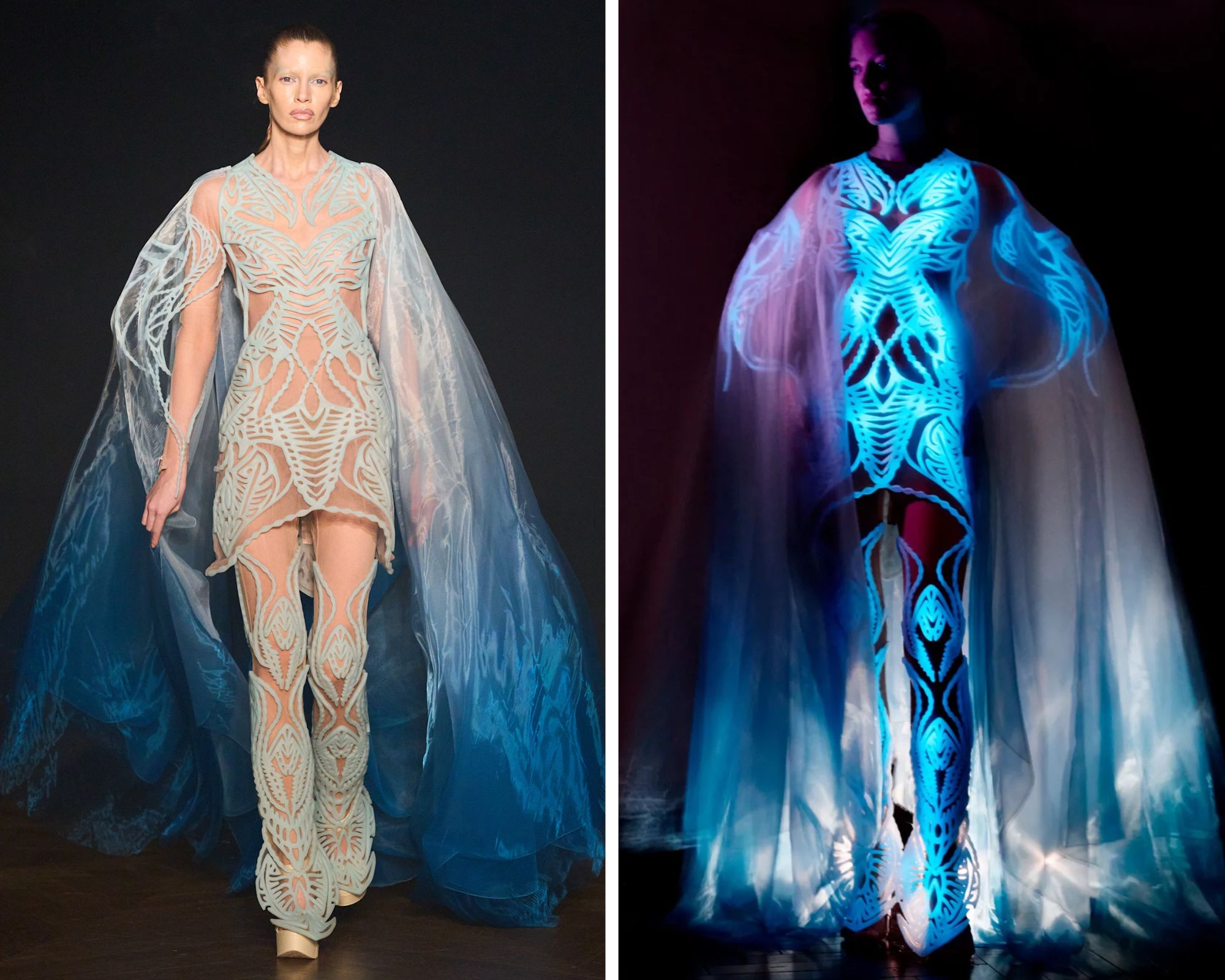 De algenjurk van Iris van Herpen