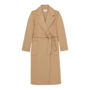Camel coat van Reiss