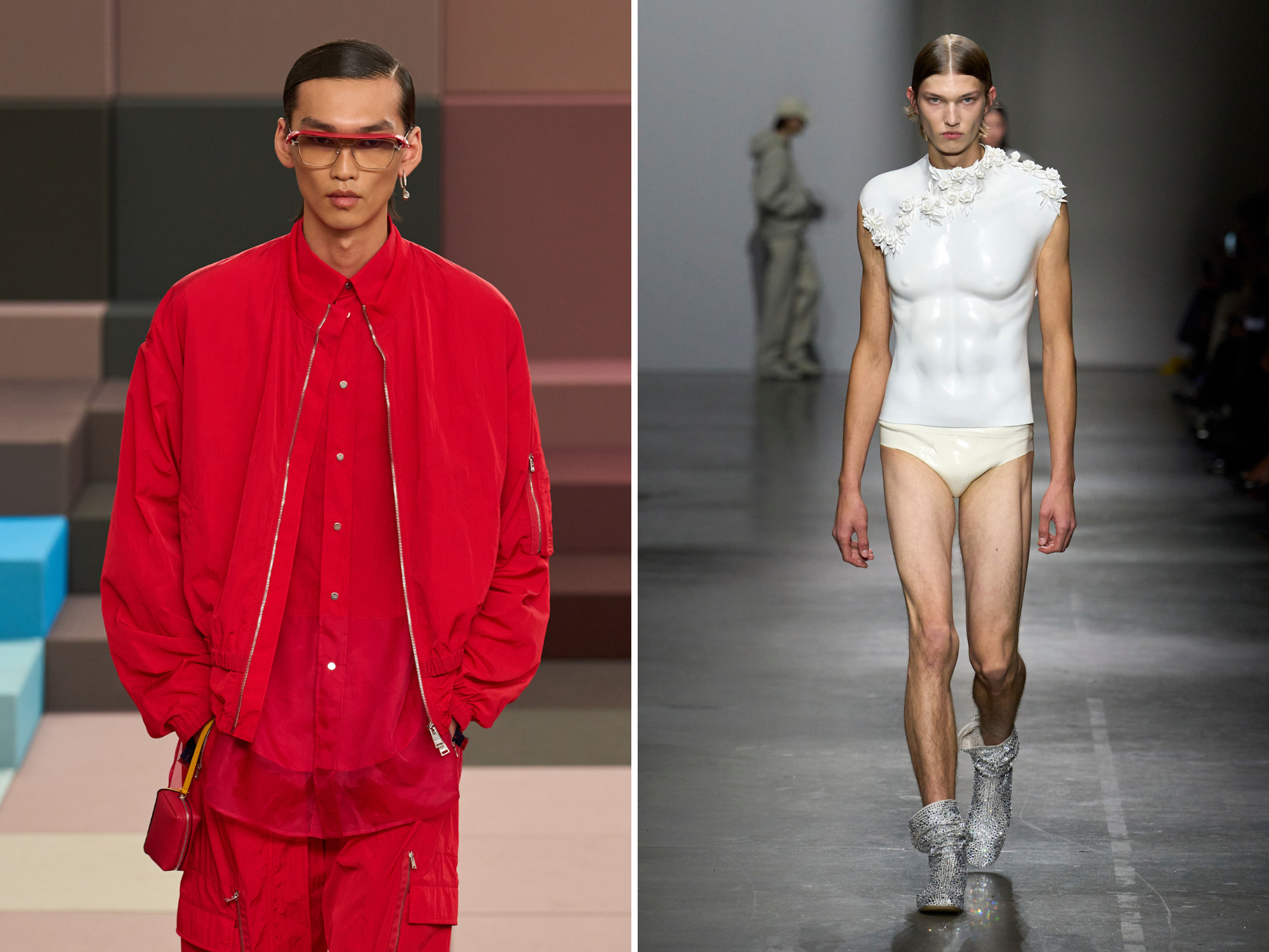 Gladde kapsels bij mannen