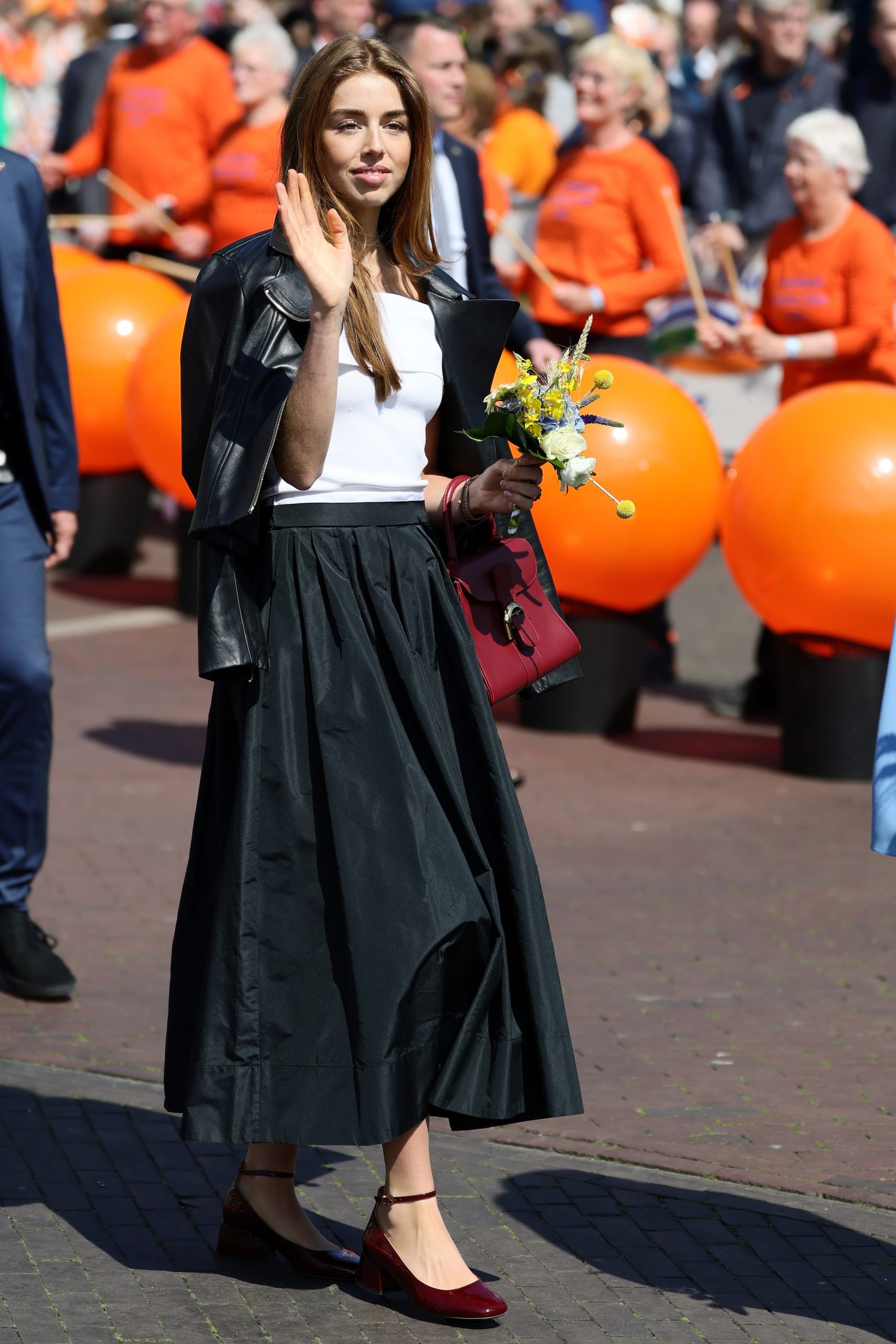 Prinses Alexia beste looks 2025 met leren jas