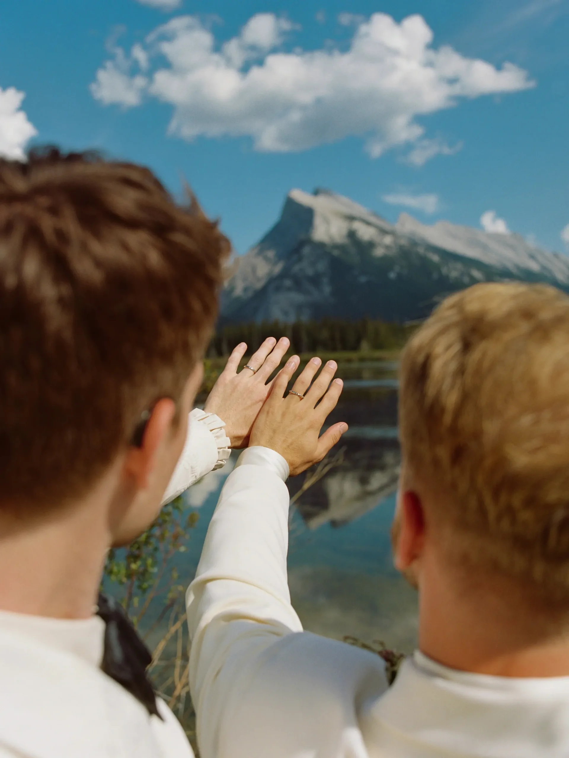 De ringen van de bruidegoms 