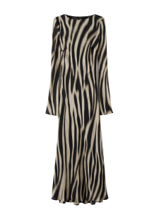 jurk met animal print mango