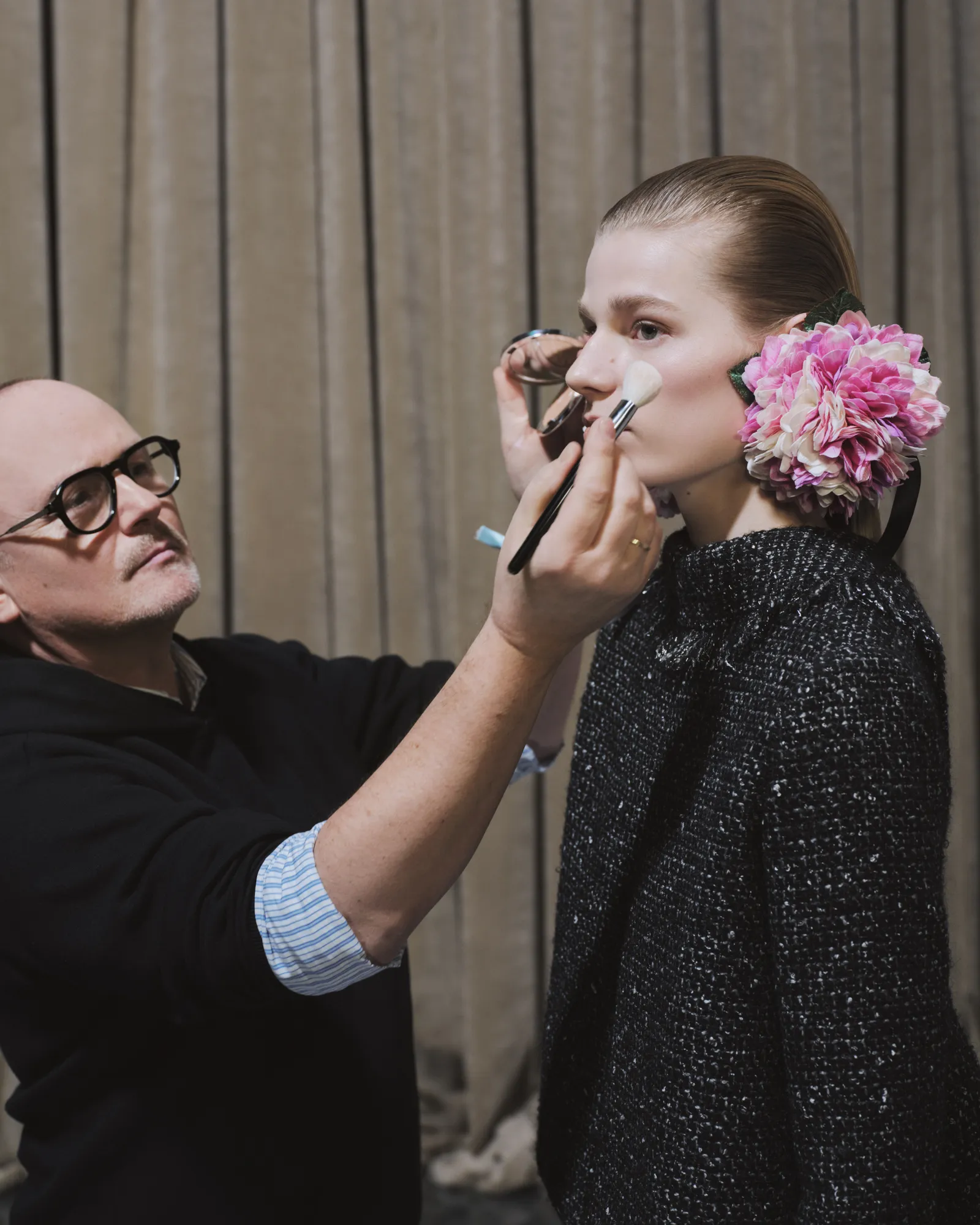 make-up bij Dior haute couture lente/zomer 2026