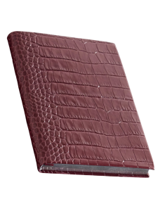 leren notitieboek burgundy