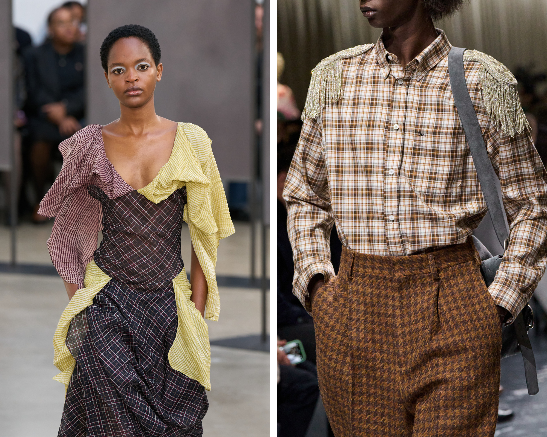 ruitprint met andere prints combineren - vogue - launchmetrics