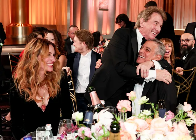 Julia Roberts, Martin Short en George Clooney