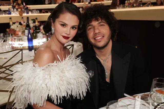 selena gomez en benny blanco bij golden globes 2026