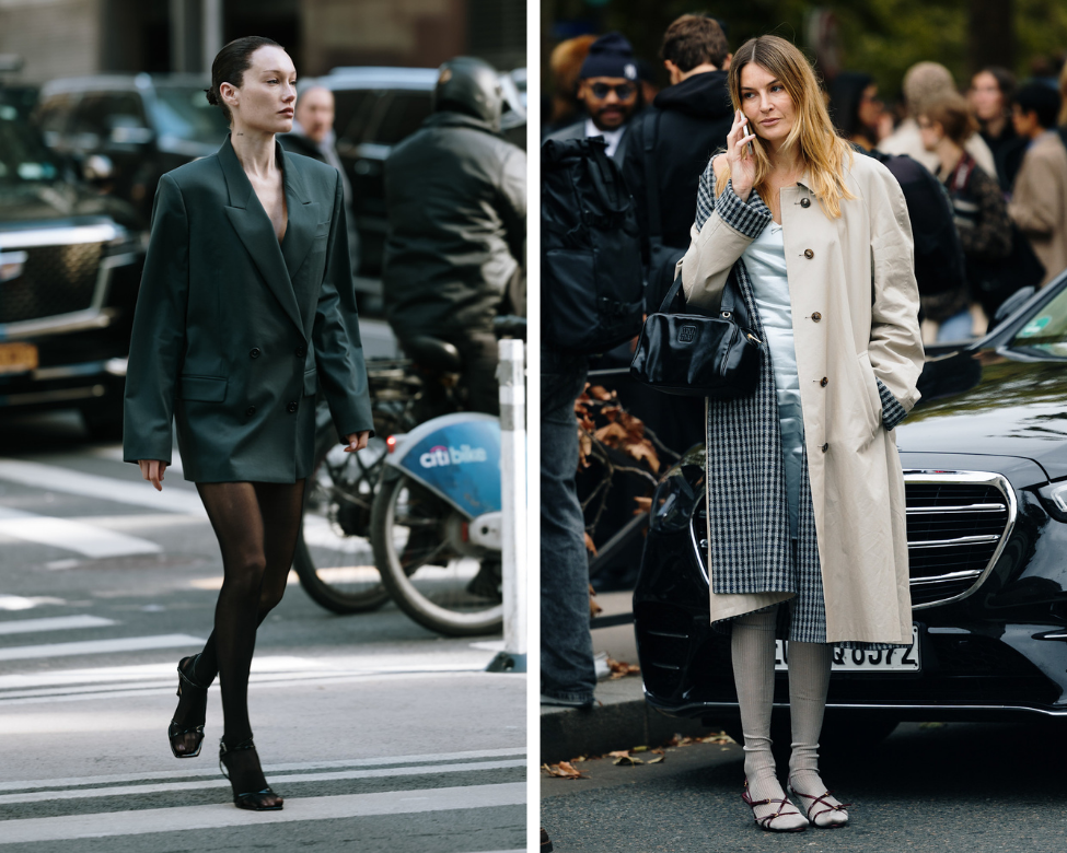 schoenen bij panty combineren - vogue - spotlight