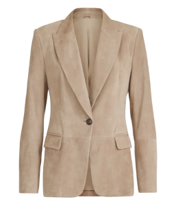 suede blazer dames